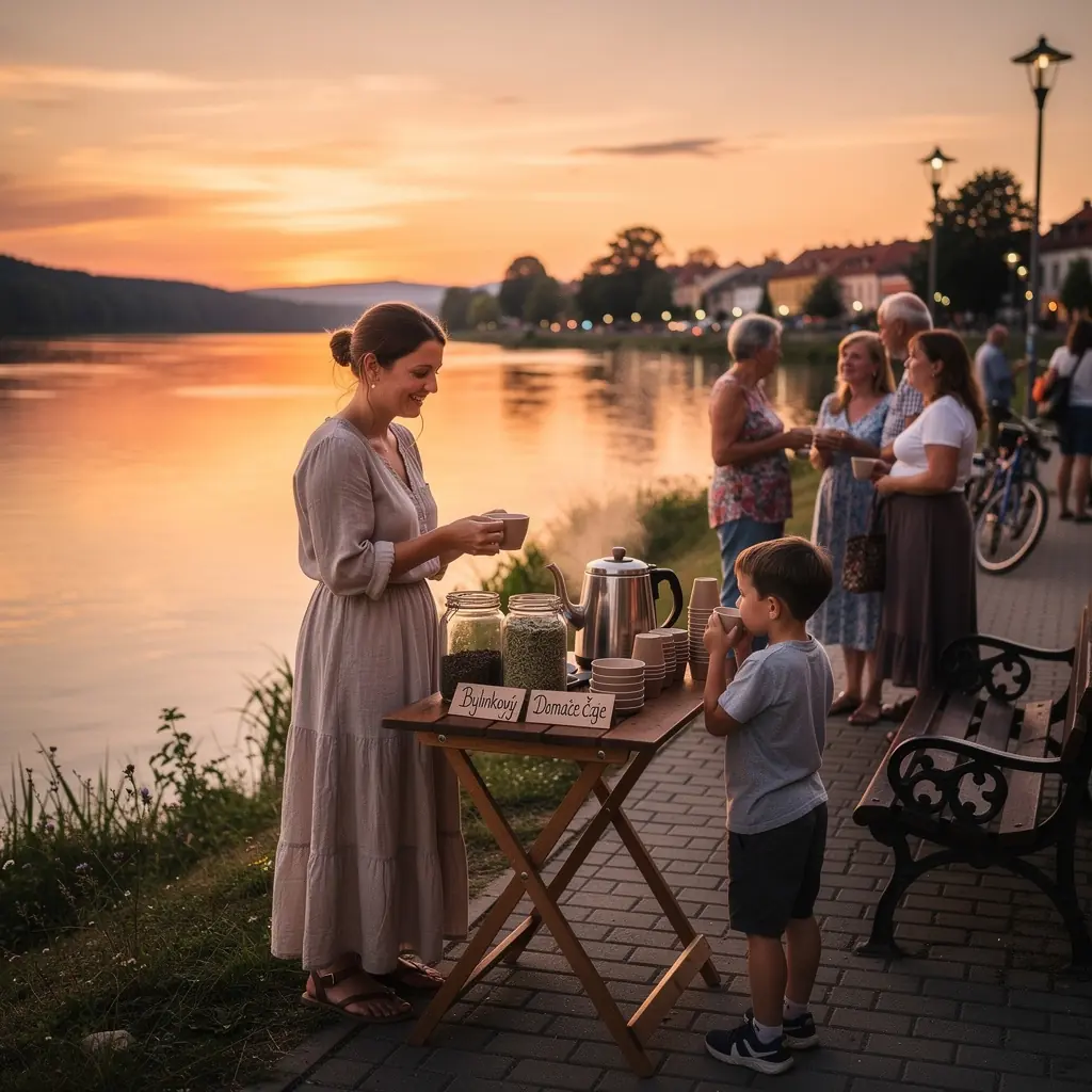 Zelené lúky a hory v pozadí, symbolizujúce pôvod slovenských bylín